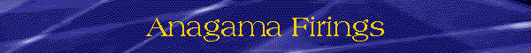 Anagama Firings